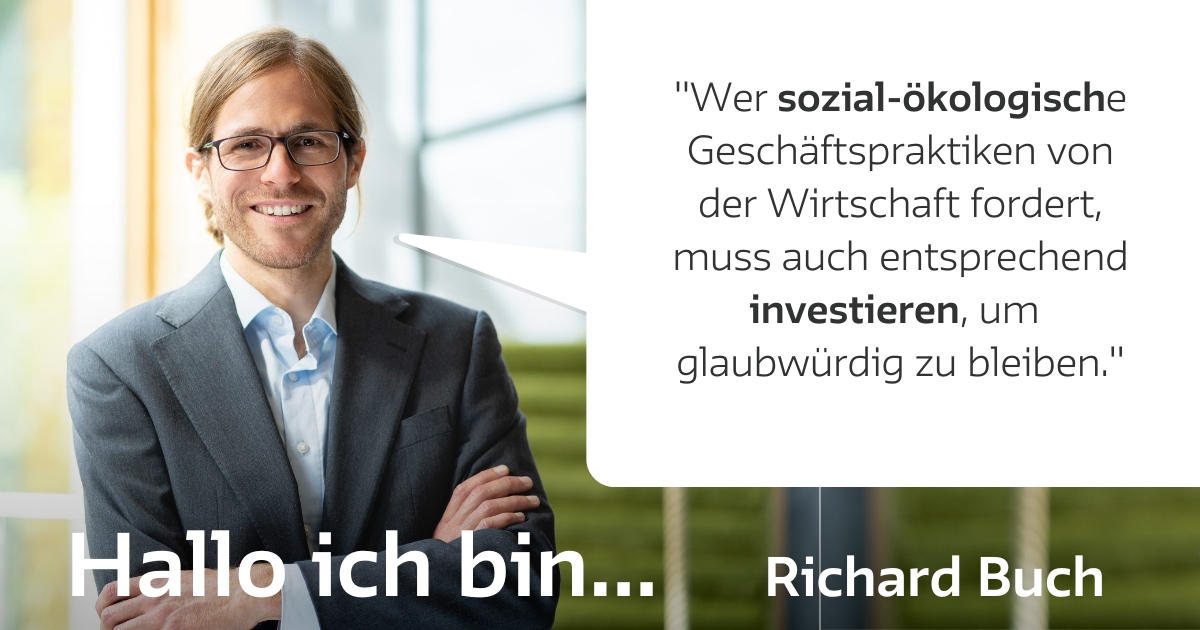 Hallo ich bin Richard Buch - Menschen in der GLS Investments | nachhaltige Fonds