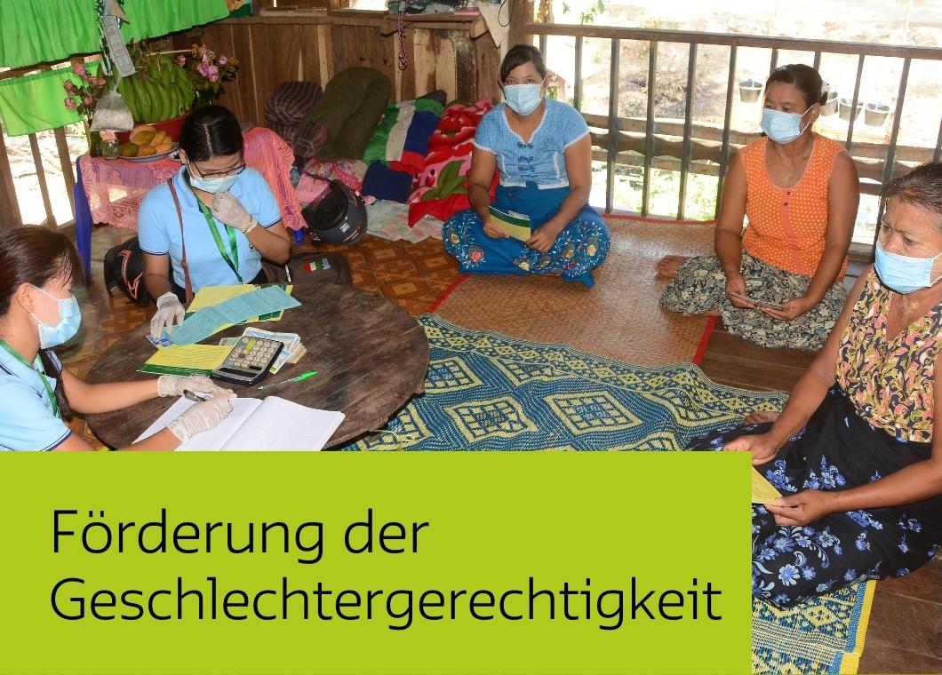 Investitionsbeispiel GLS AI Mikrofinanzfonds Positivkriterium Förderung der Geschlechtergerechtigkeit | nachhaltige Fonds GLS Investments