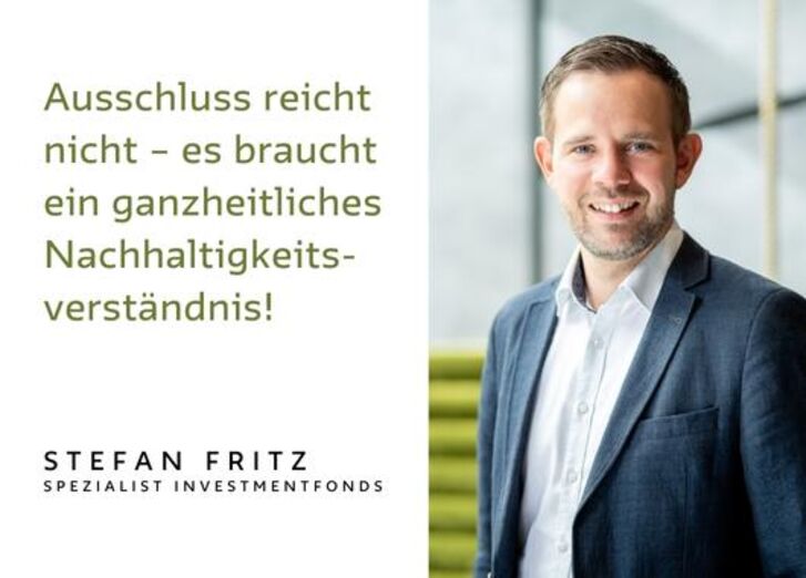 Mehr lesen zu „Nachhaltigkeitsfonds  – Ausschluss reicht nicht“